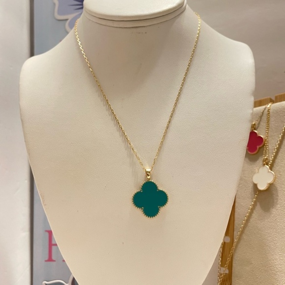 Necklace Blue Flower